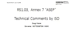 R51.03, Annex 7 “ASEP”