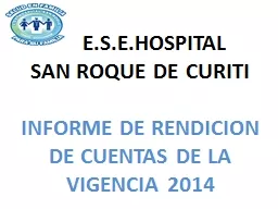 E.S.E. HOSPITAL SAN ROQUE DE CURITI