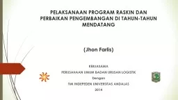 PELAKSANAAN PROGRAM RASKIN DAN