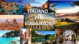 ITALIANO   PER   VIAGGIATORI