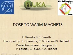 DOSE TO WARM MAGNETS E.