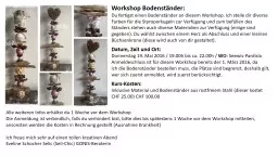 Workshop  MiraJolie : Wir machen diverse Sachen aus