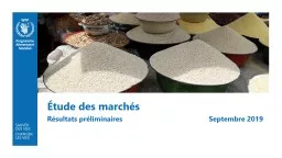 PPT-Étude des marchés Résultats préliminaires Septembre 2019