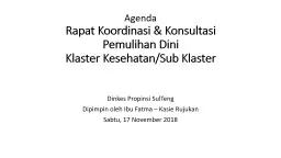 Agenda Rapat   Koordinasi