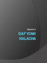 Daf  Yomi  halach a Berachot