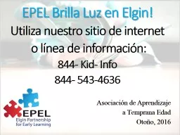 EPEL Brilla Luz en  Elgin