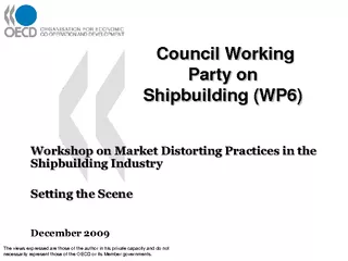 Council Working Party on Shipbuilding WP The views exp