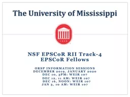 NSF  EPSCoR  RII Track-4