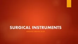 SURGICAL INSTRUMENTS ENDANG IRYANI, M.Pd