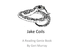 Jake Coils A Reading Genie Book