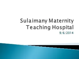 Sulaimany  Maternity Teaching Hospital