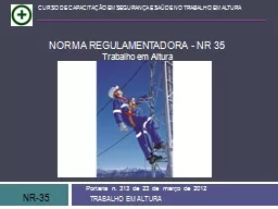 PPT-NR-35 TRABALHO EM ALTURA