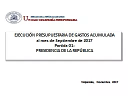 EJECUCIÓN PRESUPUESTARIA DE GASTOS ACUMULADA