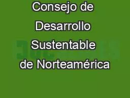 Consejo de Desarrollo Sustentable de Norteamérica