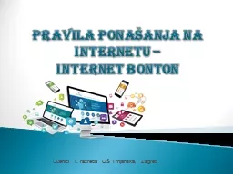 PPT-Pravila ponašanja na internetu