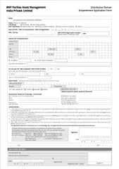 Distribution Partner Empanelment Application Form FOR