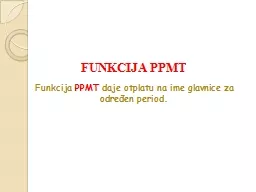 FUNKCIJA P P MT Funkcija