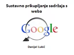 Sustavno prikupljanje sadržaja s weba