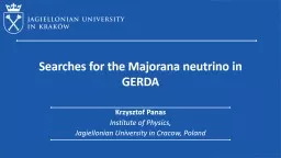 Searches for the Majorana neutrino in GERDA