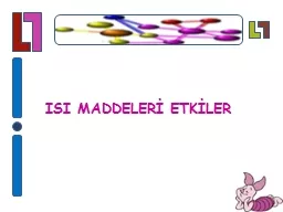 PPT-ISI MADDELERİ ETKİLER