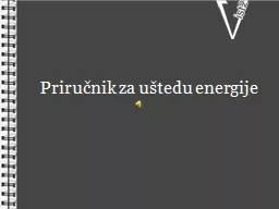 Priručnik za uštedu energije