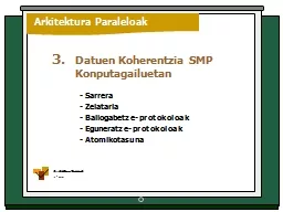 PPT-Arkitektura Paraleloak IF - EHU