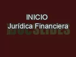 INICIO Jurídica Financiera