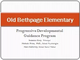 PPT-Progressive Developmental Guidance Program