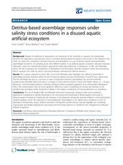 RESEARCH Open Access Detritusbased assemblage response