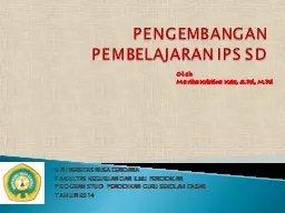 PENGEMBANGAN PEMBELAJARAN IPS SD