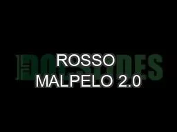 PPT-              ROSSO MALPELO 2.0