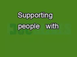 Supporting   people   with