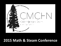 2015 Math & Steam Conference