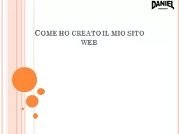 PPT-Come ho creato il mio sito web