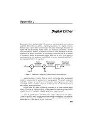 AppendixJ Digital Dither Quantization theory deals pri