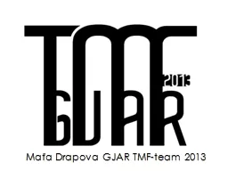 Maťa  Drapova  GJAR  TMF-team