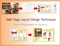 Web  Page  Layout Design Techniques