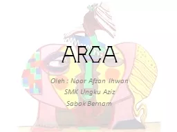 ARCA Oleh  :  Noor   Afzan