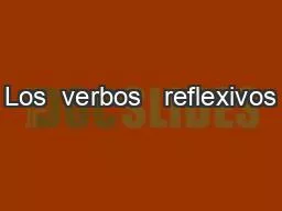 Los  verbos   reflexivos