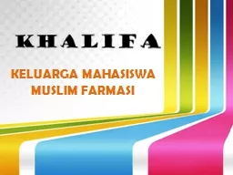 KHALIFA KELUARGA MAHASISWA MUSLIM FARMASI