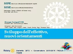 PPT-Sviluppo dell’effettivo,