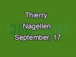 Thierry  Nagellen September, 17