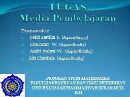 PPT-TUGAS Media Pembelajaran