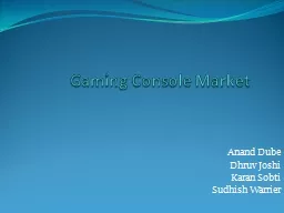 Gaming Console Market Anand