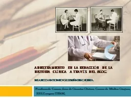 PPT-Adiestramiento en la Redacción de la Historia Clínica