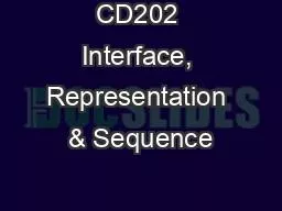 CD202 Interface, Representation & Sequence