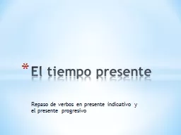 PPT-Repaso de verbos en