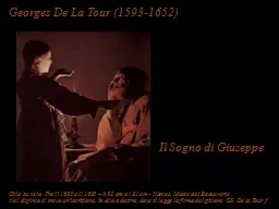 PPT-Georges De La Tour (1593-1652)