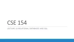 PPT-CSE 154 Lecture 14:Relational