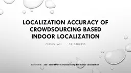 Localization Accuracy of